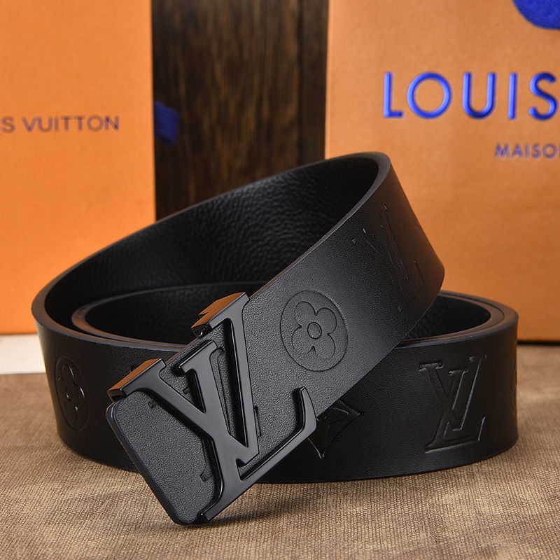 Black Soft Leather Belts