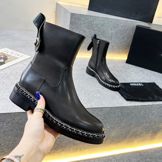 CC fashion women's leather boots XC0723112214