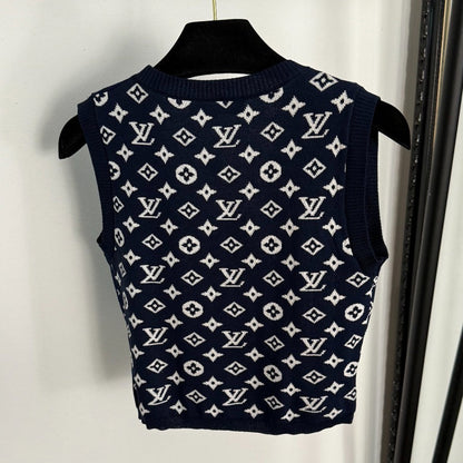 New V-neck Knit Tank Top 1025092319