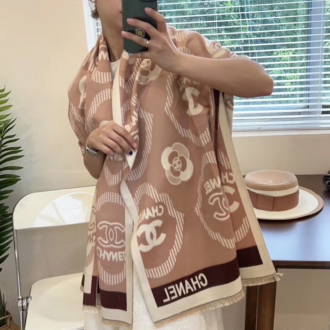 Trendy and versatile long double-sided shawl retro warm scarf PD0823111706