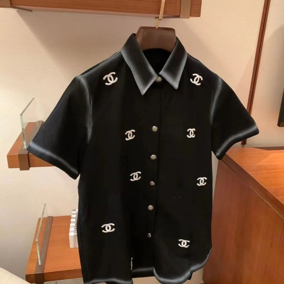 New Embroidered Elegant Loose Shirt Top 1024072205