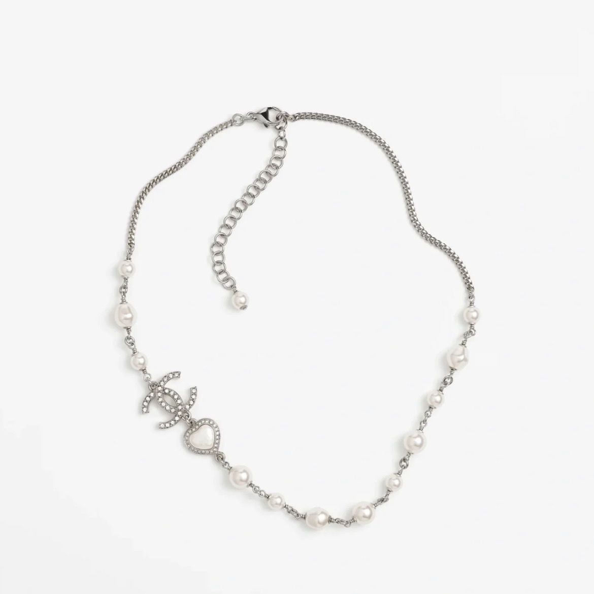 Premium Double C Letter Necklace 0823112207