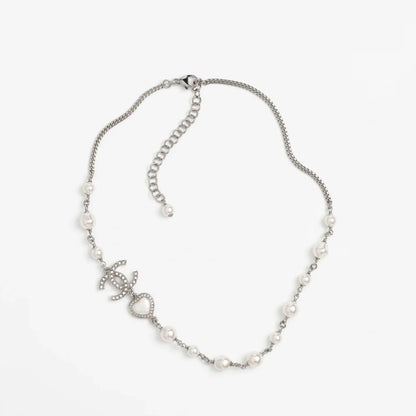 Premium Double C Letter Necklace 0823112207