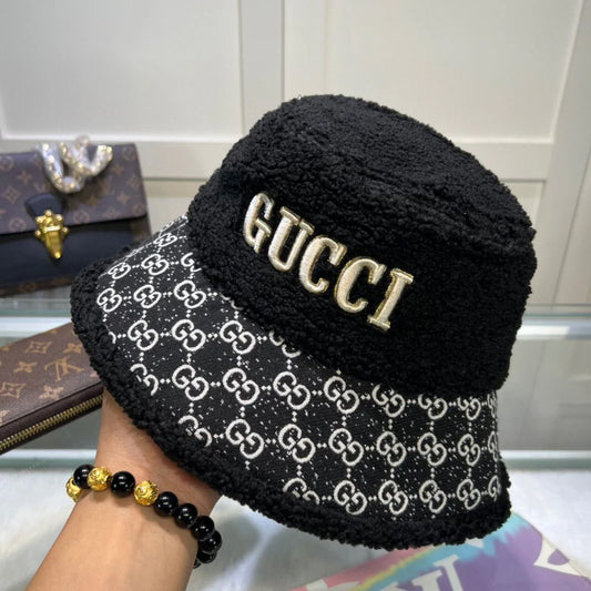 Unisex embroidered pattern warm fisherman hat 1024111320