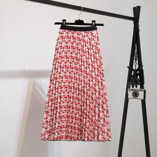 Fashion printed large swing skirt PD10061622