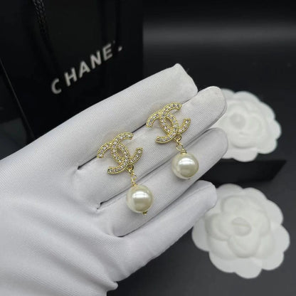 Fashionable Tassel Full Diamond Earrings 1024010313