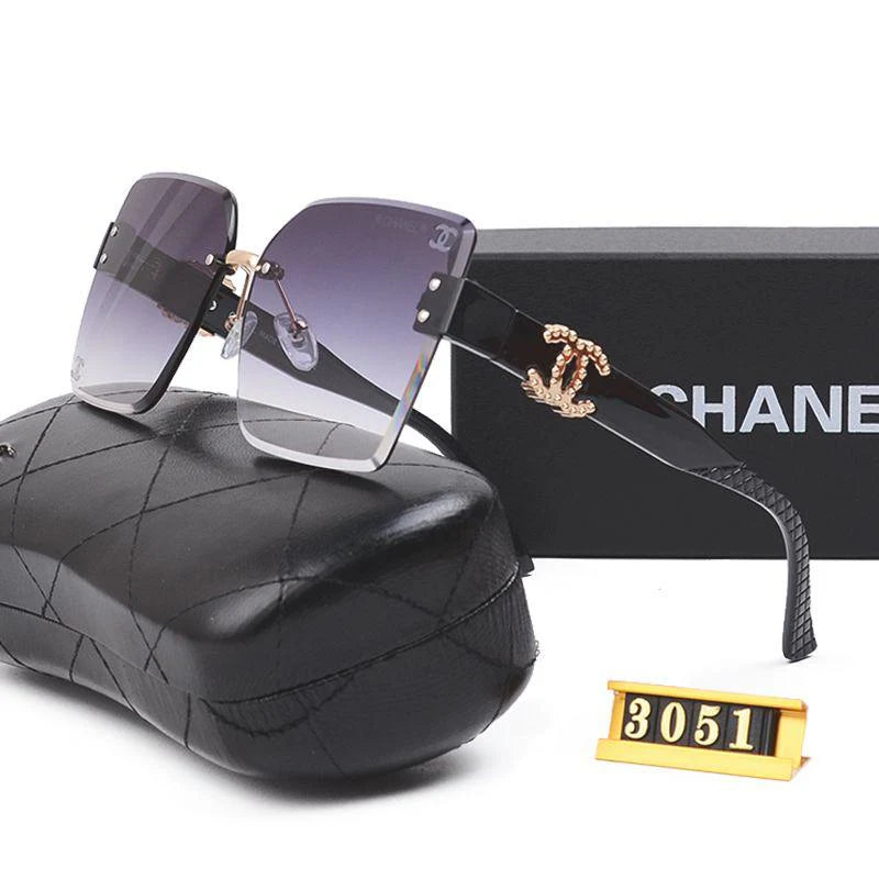 New Large Frame Women's Sunglasses Anti-glare Fashion Sunglasses 1024060307