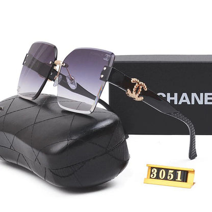 New Large Frame Women's Sunglasses Anti-glare Fashion Sunglasses 1024060307