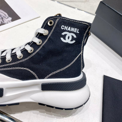 High top vintage classic women's casual shoes