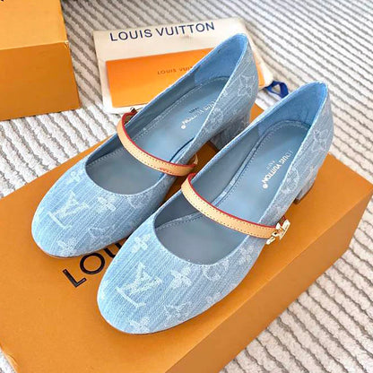 New Romy Series Ballet Flat Light Blue Shoes 1025012302