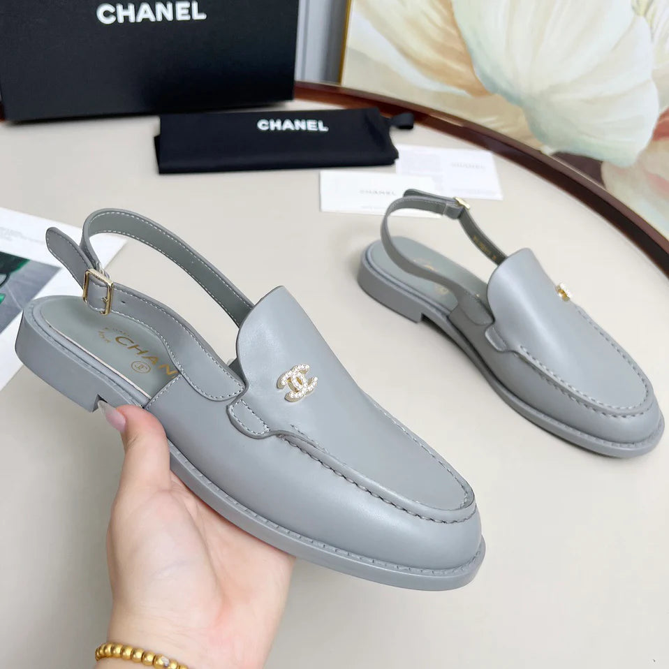 25c new 3cm heel buckle back strap sandals 1025032819