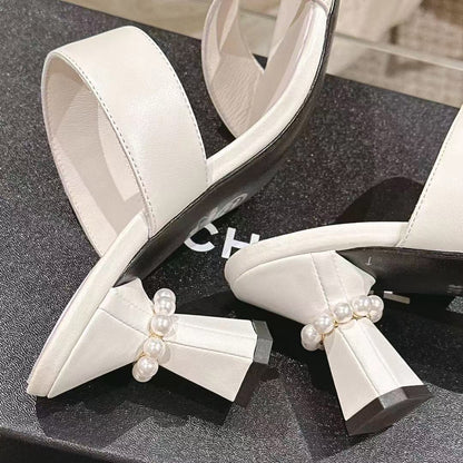 CNL Mary Jane exquisite pearl hot diamond combination high heels 1824061802