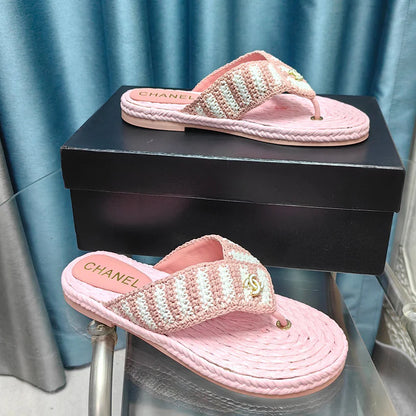 Luxury woven women's sandals 1024071602