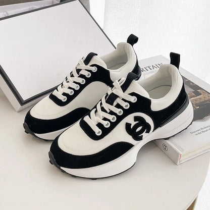 New Sneakers Leather Platform Casual Shoes 1024031409