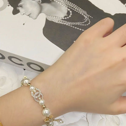 Star Double C Pearl Bracelet PD0823112206