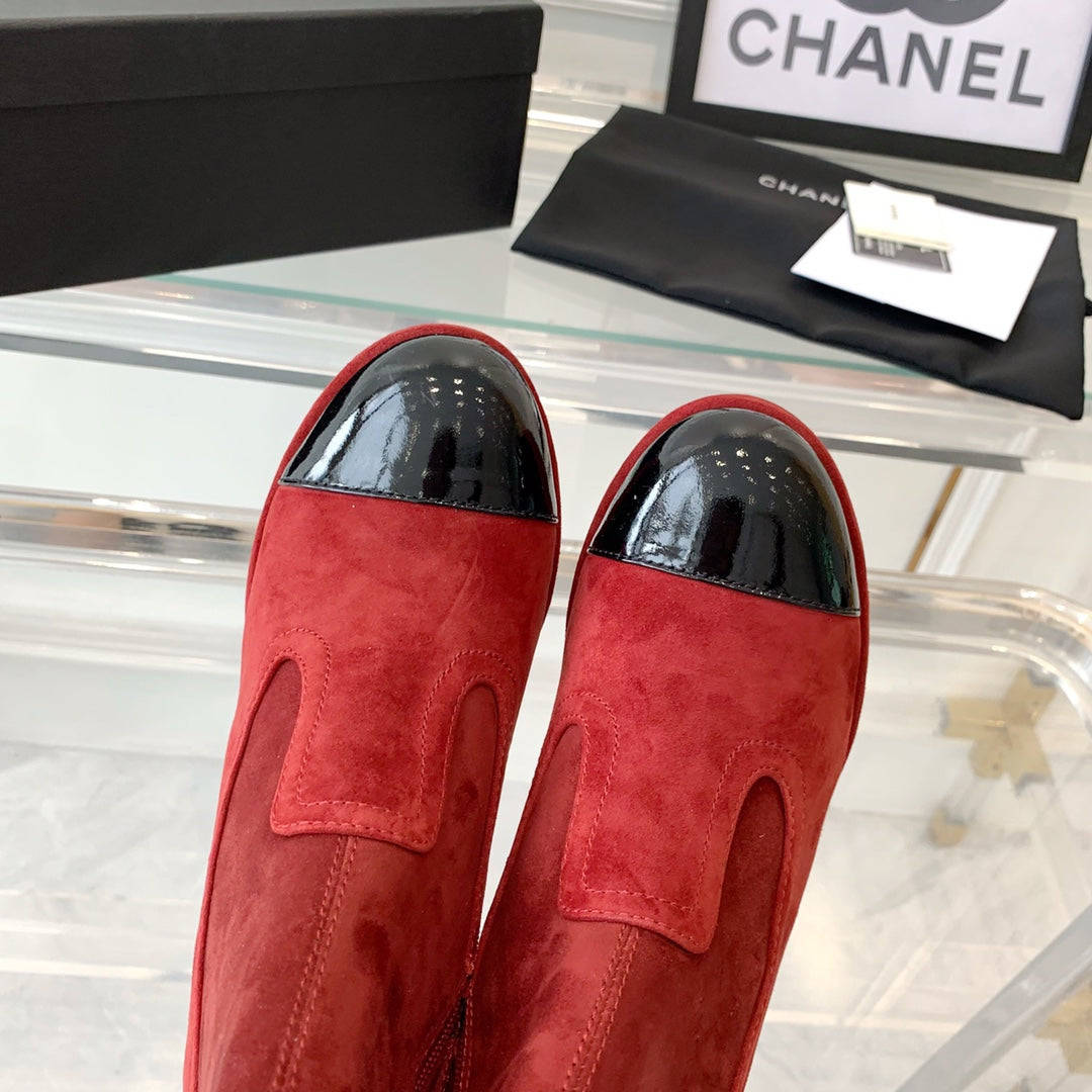 CNL Fashion Cashmere High Heel Boots 0724102316