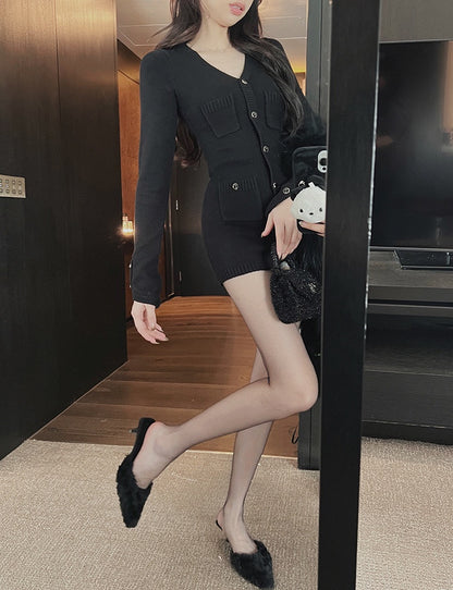 CNL Fashionable Knitted Dress XC0723112002