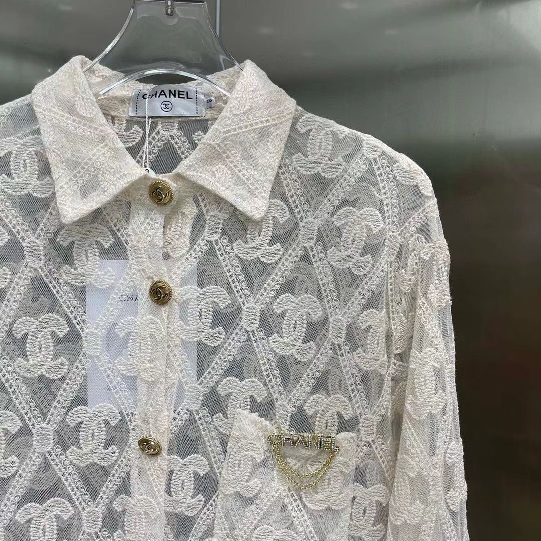 New Lace Embroidery Sunscreen Shirt 1024030709