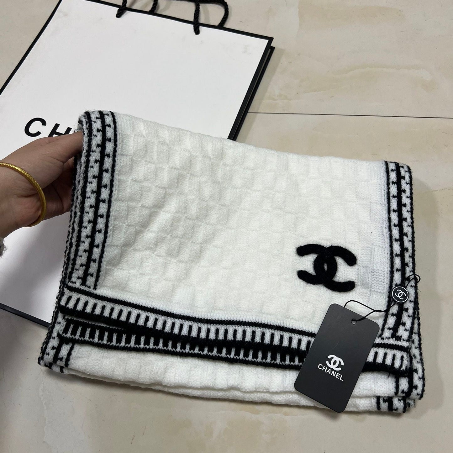 Fashionable And Versatile Thick And Warm Double-sided Scarf 1023121224