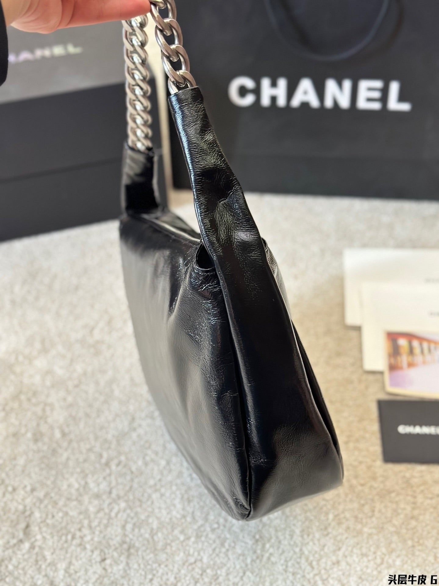 CNL Fashion Leather Underarm Bag 0724102301