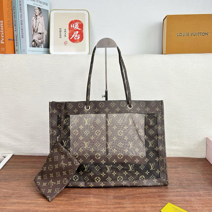 LVV printed bag three-piece set 0725070101