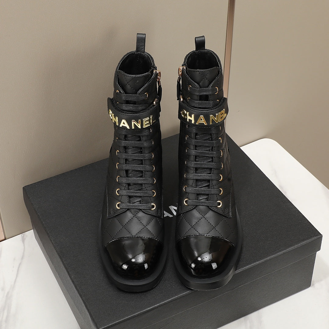 CNL fashion diamond leather short boots Martin boots 0724101706