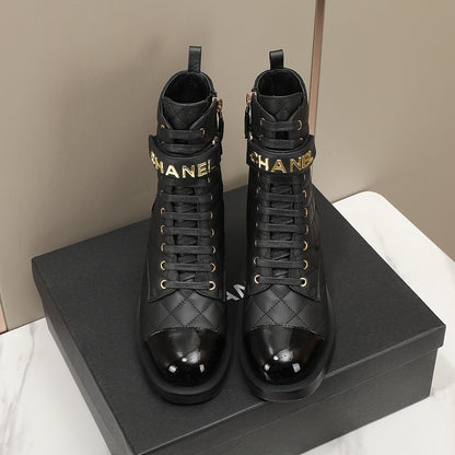 CNL fashion diamond leather short boots Martin boots 0724101706