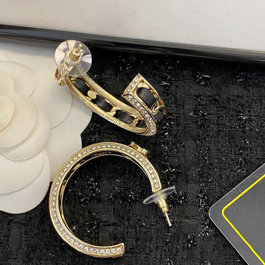 Cha black earrings 1025012227