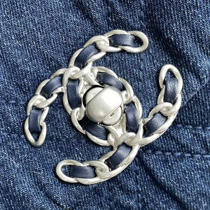 Handbag In Blue Denim