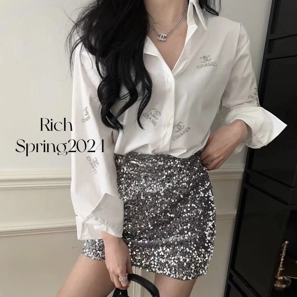 Simple Temperament High Sense Spring Blouse 1024031205