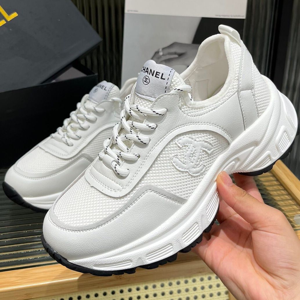 Fashion genuine leather sponge cake thick sole shoes PD10070401