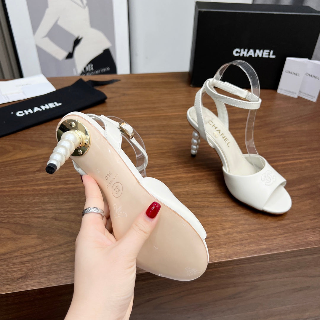 Chane1 top fashion classic pearl high heels 0724030817