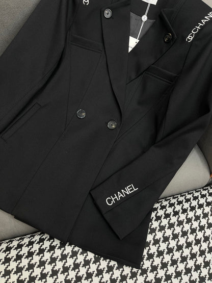 CNL24SS autumn and winter new suit jacket/letter embroidery 0724121107