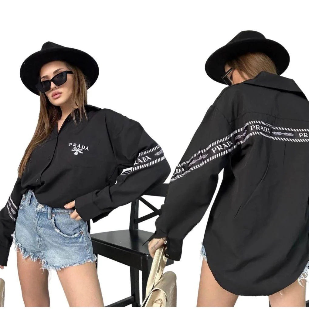 New Ladies Loose Casual Elegant Shirt 102402109