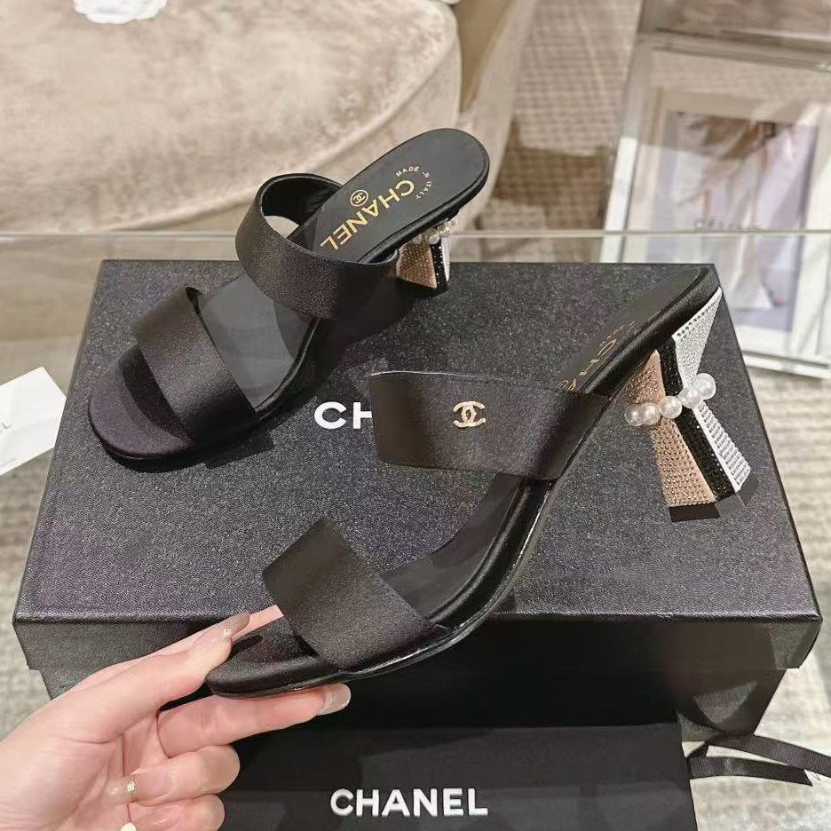 CNL Mary Jane exquisite pearl hot diamond combination high heels 1824061802