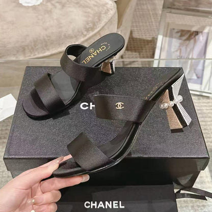 CNL Mary Jane exquisite pearl hot diamond combination high heels 1824061802