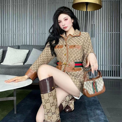 Fashion Nostalgic retro wind bag color jacket