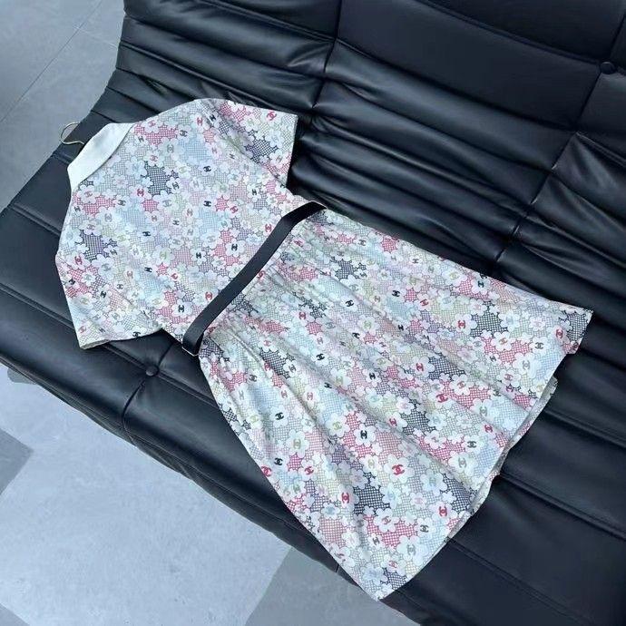 New Niche Belt Short Sleeve Dress 1024031816