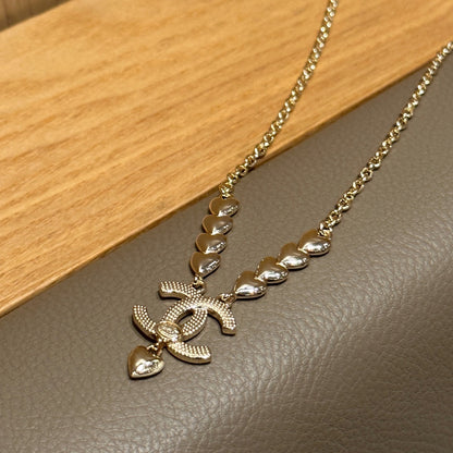 Metal small love necklace XC0823101704