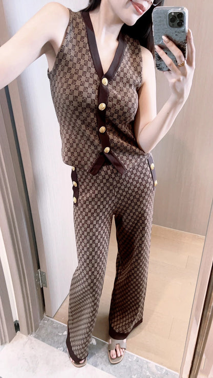 BRM printed vest set 0724090306