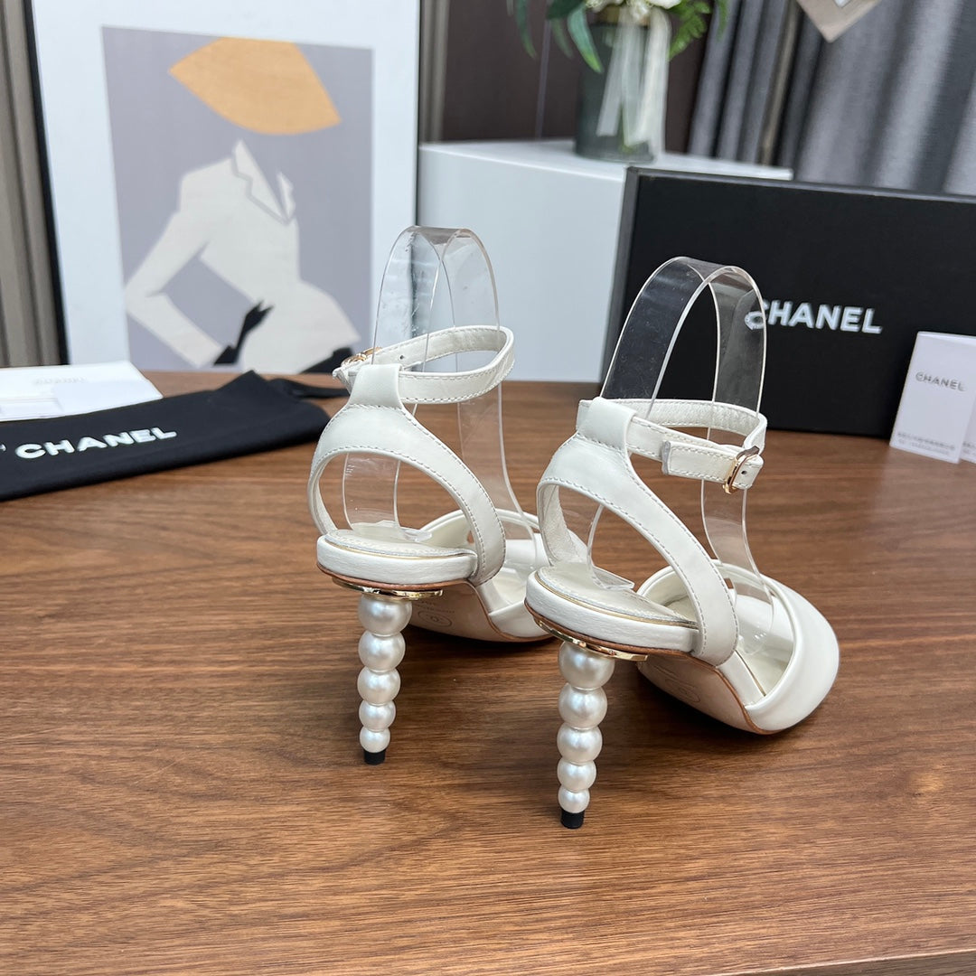 Chane1 top fashion classic pearl high heels 0724030817