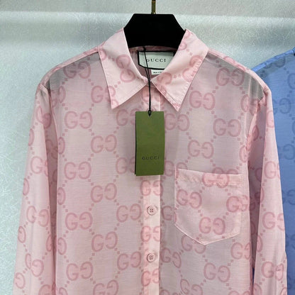 Fashion Ice Silk Breathable Long Sleeve Shirt 1024073121