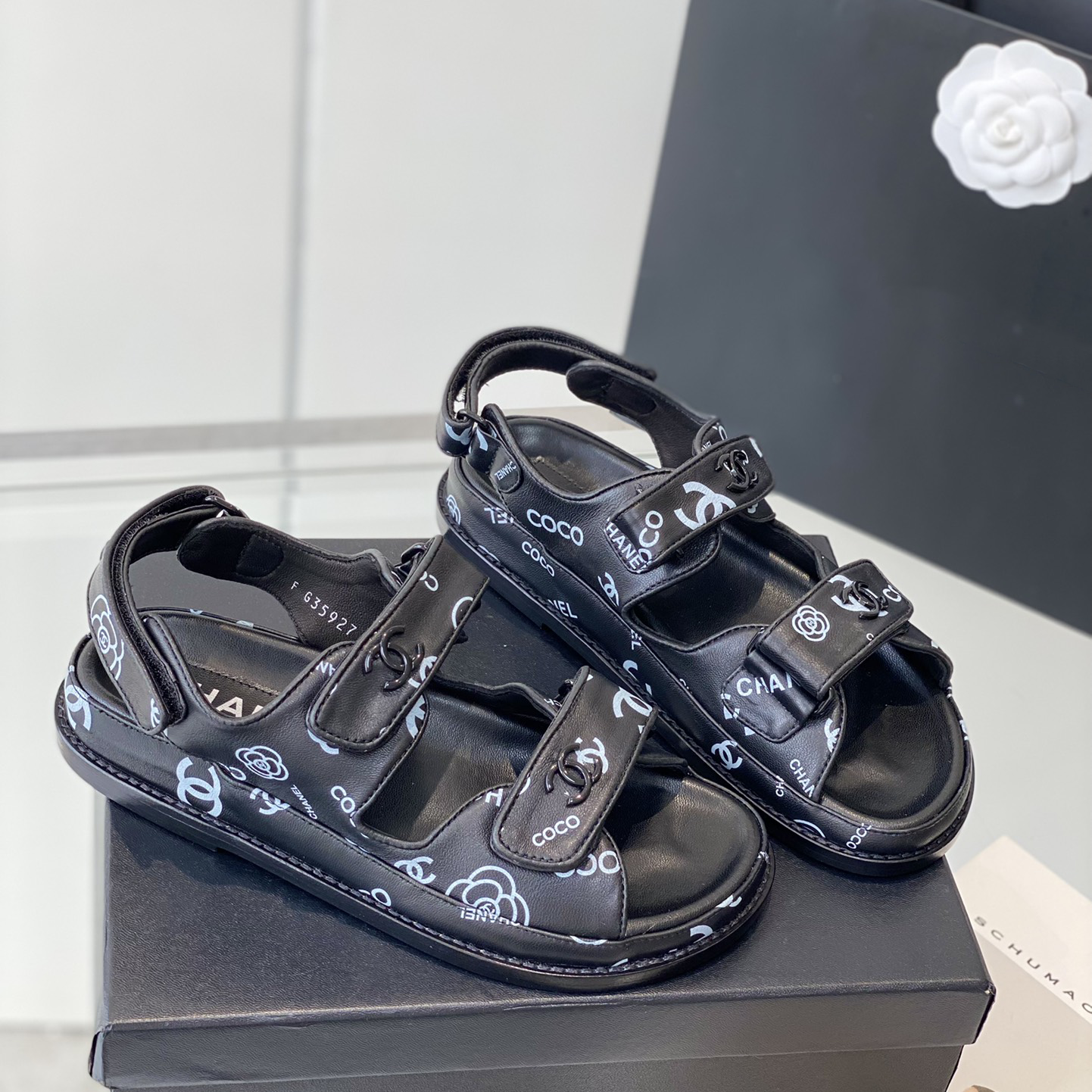 New Black Summer Sandals XC07053106