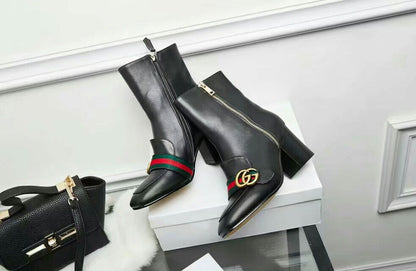 GG Fashion chunky-heeled ankle boots 0725090811