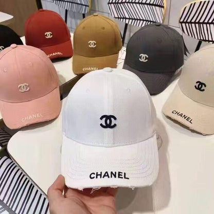 Small Fragrant Letter Embroidered Baseball Cap PD05202413104