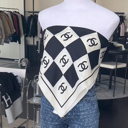 Women's inner tube top silk scarf PD10041308