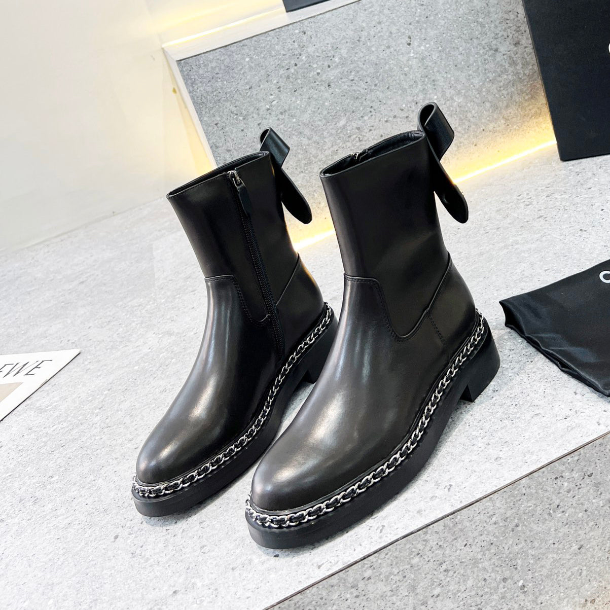 CC fashion women's leather boots XC0723112214