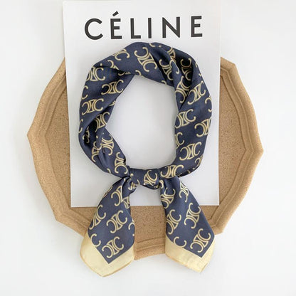 New French Retro Presbyterian Satin Scarf 1024051517