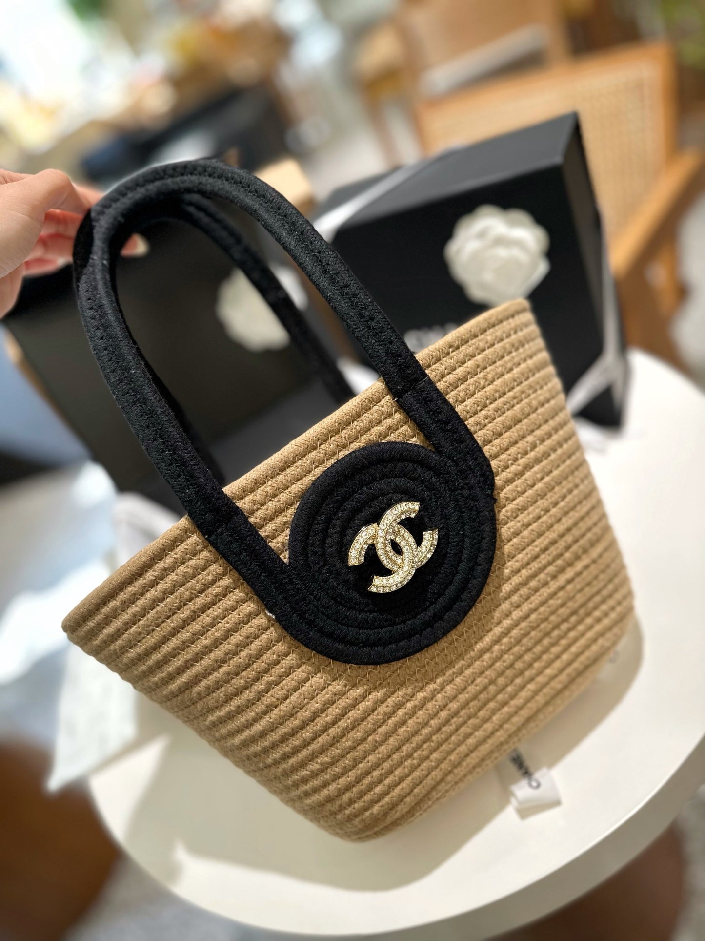 CNL summer woven handbag 0724041121