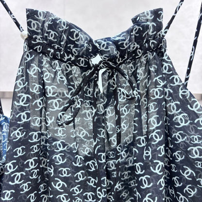 French Camisole Vest Sweet Floral Top 1025042401